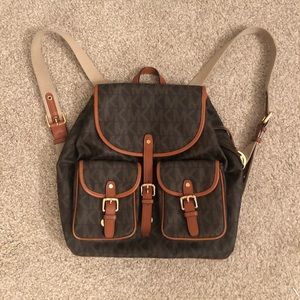 Michael Kors Leather Backpack